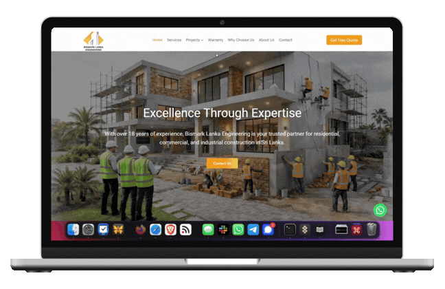 Bismark Lanka Engineering — developed by Hasitha Priyadarshana